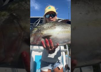 Girl’s First Catch After Hurricane Nicole!