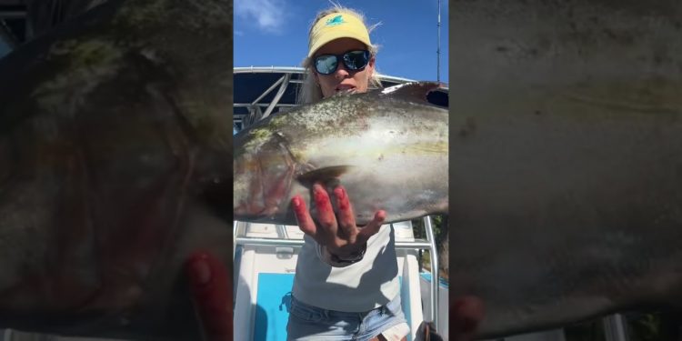 Girl’s First Catch After Hurricane Nicole!