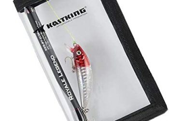 KastKing Fishing Lure Wraps, 4 Packs Lure Cover, Saltwater Resistant Fishing Gear, Fishing Hook Covers, Durable & Clear PVC Keeps Fishing Safe, Easily See Lures, Available in Two Sizes, Great Value