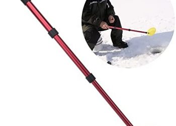 Scalable Winter Ice Fishing Skimmer Scoop- Adjustable Ice Fishing Scooper with Long Handle-Ice Fishing Gear for Scooping out Ice While Fishing (1 PCS)