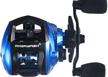 ANGRYFISH AGCR-C Baitcasting Reel,Compact Design Fishing Reel,6.3:1 Gear Ratio Super Smooth baitcaster with Magnetic Braking System,7 + 1 Ball Bearings Anti-Corrosion Baitcaster Reel