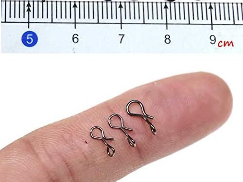 Greatfishing Fly Fishing Snaps Stainless Steel Quick Change, Fast Easy Fly Hook Snap, Combo Hook Snaps