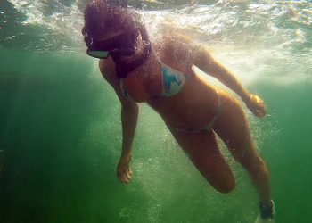 Quick DIP in the Ocean!
