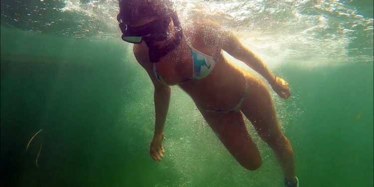 Quick DIP in the Ocean!