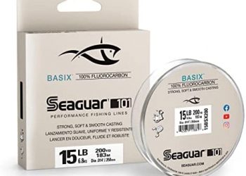 Seaguar 101 Basix 100% Fluorocarbon Fishing Line, Clear