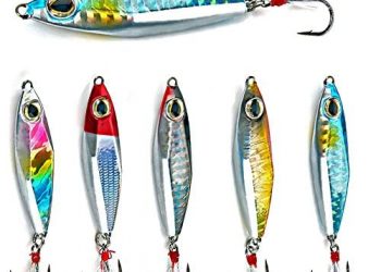 Sougayilang Jigs Fishing Lures Sinking Metal Spoons Micro Jigging Bait