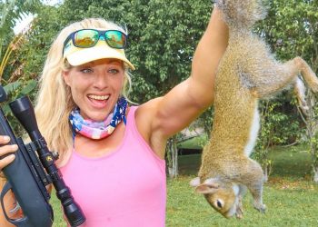 Tree Rat Catch & Cook! Squirrels Destroying My Garden