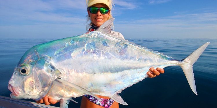 Massive Florida Keys African Pompano! (catch & cook)