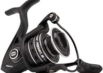 Penn Pursuit III Nearshore Spinning Fishing Reel, Size 5000, Corrosion-Resistant Graphite Body and Line Capacity Rings, Machined Aluminum Superline Spool, HT-100 Drag System