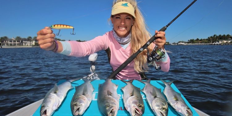 TRASH FISH Catch & Cook!  Cocktail BLUEFISH with Surprising Results