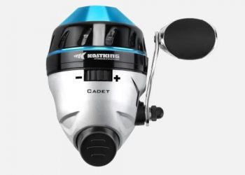 KastKing Cadet Spincast Fishing Reel, Trouble-Free Push-Button Bait Casting Design, 3.1:1 Gear Ratio, Dual Stainless-Steel Pickups,Low-Profile Design,Pre-Spooled with Monofilament Line