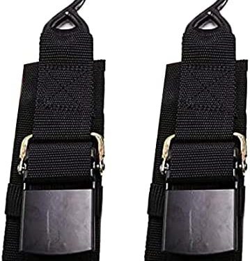 MEILI 2 Piece Heavy Duty Boat Trailer Transom Strap Adjustable Marine Boat Tie Down Straps to Trailer (Shipped From USA) with Quick Release Buckle, 2 inch Length 48 1200 LBS Capacity Securely