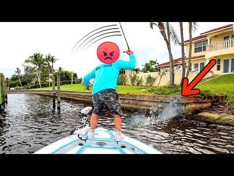 You Won’t Believe WHY Huge Temper Tantrum! 😆 Great Results Fishing Florida Docks