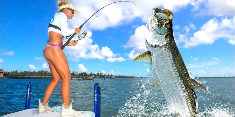 Fish BIGGER THAN ME! Massive Tarpon Fishing in the FLORIDA KEYS!
