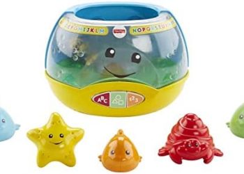 Fisher-Price Laugh & Learn Baby & Toddler Toy Magical Lights Fishbowl With Smart Stages Learning Content For Ages 6+ Months