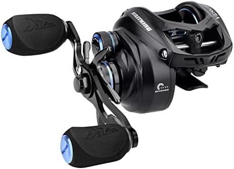 KastKing Verus Baitcasting Fishing Reel, New Assassin Version, Only 5.4 oz. Carbon Fiber Frame & Side Covers, Carbon Fiber Drag System & 11+1 Double Shielded Ball Bearings, 8.1:1 Gear Ratio
