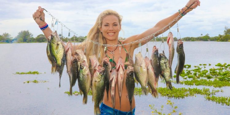 GIANT CRAPPIE Catch & Cook! How To Catch Crappie, Lake Okeechobee Fishing