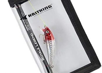 KastKing Fishing Lure Wraps, 4 Packs Lure Cover, Saltwater Resistant Fishing Gear, Fishing Hook Covers, Durable & Clear PVC Keeps Fishing Safe, Easily See Lures, Available in Two Sizes, Great Value