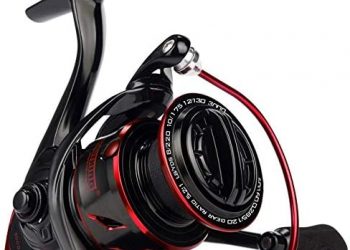 KastKing Sharky III Fishing Reel – New Spinning Reel – Carbon Fiber 39.5 LBs Max Drag – 10+1 Stainless BB for Saltwater or Freshwater – Oversize Shaft – Super Value!