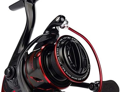 KastKing Sharky III Fishing Reel – New Spinning Reel – Carbon Fiber 39.5 LBs Max Drag – 10+1 Stainless BB for Saltwater or Freshwater – Oversize Shaft – Super Value!