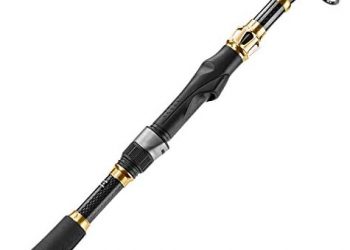 PLUSINNO Fishing Rod and Reel Combos Carbon Fiber Telescopic Fishing Rod with Reel Combo Sea Saltwater Freshwater Kit Fishing Pole…