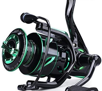 Sougayilang Spinning Fishing Reel Light Weight 6.2:1 High-Speed Gear Ratio with 12+1 Stainless BB and CNC Aluminum Spool for Freshwater and Saltwater Fishing