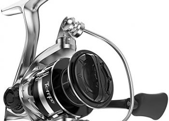 Spinning Reel Tempo – New Vertix Fishing Reel,10+1 BB Light Weight &Durable -Stainless Steel Main Shaft, Collapsible Alu. Handle- Ultra Smooth Powerful with Carbon Fiber Drag