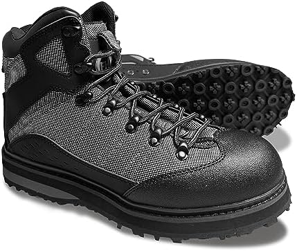 8 Fans Wading Boots for Men,Anti-Slip Rubble Sole Comfortable Durable Material Good for Fishing or Hunting