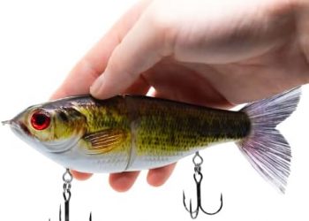 7″ Pedigree Glider Glide Bait Swimbait Musky Striper Bass Fishing Lure Big Multi Jointed Shad Trout Slow Sinking