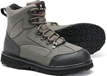 8 Fans Wading Boots for Men,Anti-Slip Rubble Sole Comfortable Durable Material Good for Fishing or Hunting