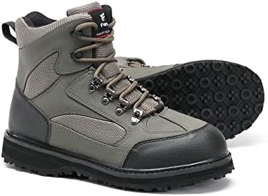8 Fans Wading Boots for Men,Anti-Slip Rubble Sole Comfortable Durable Material Good for Fishing or Hunting