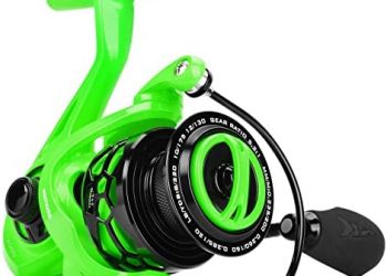 KastKing Zephyr Spinning Reel – 5.6oz – Size 500 is Perfect for Ultralight / Ice Fishing, 7+1/6+1BB Smooth Powerful Fishing Reel, Fresh & Saltwater Spinning Reel, Oversized Stainless Steel Main Shaft