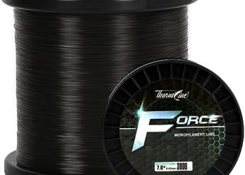 ThornsLine Force Monofilament Fishing Line – Superior Mono Leader Materials – Exceptional Strength Nylon Fishing line 2-100lb, Abrasion Resistant Mono Line