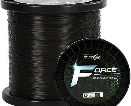 ThornsLine Force Monofilament Fishing Line – Superior Mono Leader Materials – Exceptional Strength Nylon Fishing line 2-100lb, Abrasion Resistant Mono Line