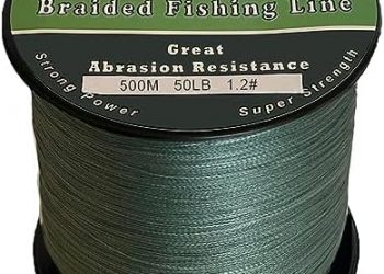 LinHiver Braided Fishing Line, Strong Power, Great Abrasion Resistance, Thin Diameter, No Stretch, Low Memory and High Sensitivity(328-547Yds, 10LB/20LB/30LB/50LB, 4 Strand 8 Strand)