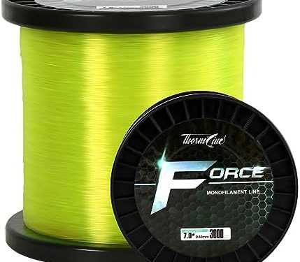 ThornsLine Force Monofilament Fishing Line – Superior Mono Leader Materials – Exceptional Strength Nylon Fishing line 2-100lb, Abrasion Resistant Mono Line