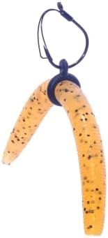 Sink-O-Ring Wacky Rig Kit O Ring NO Tool Needed Use Senko Worms Fishing Hooks O-Rings Easy to Rig Saves Time and Money (1/4″, 3/8″ OR 5/8″ Black)