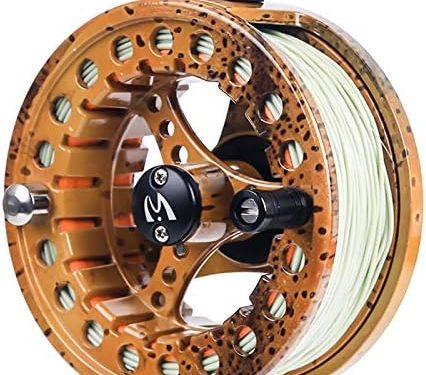 M MAXIMUMCATCH Maxcatch ECO Large Arbor Fly Fishing Reel (3/4wt 5/6wt 7/8wt) and Pre-Loaded Fly Reel with Line Combo