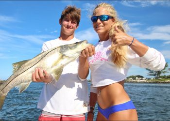 Shark vs. Teenager Tug-O-War and Drone Snook Video