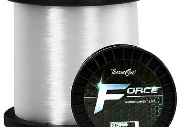 ThornsLine Force Monofilament Fishing Line – Superior Mono Leader Materials – Exceptional Strength Nylon Fishing line 2-100lb, Abrasion Resistant Mono Line