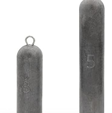 Deep Drop Weights Heavy Fishing Weights 3lb,5lb,8lb,10lb,12lb,15lb Fit in Rod Holder Lead Fishing Weight Swordfish Sinker Fishing