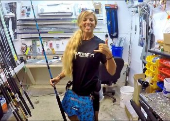 My new custom Barrett shark rod & rod shop visit