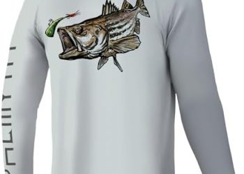Palmyth Fishing Shirts for Men Long Sleeve UPF 50+ T Shirt Sun Protection Tee