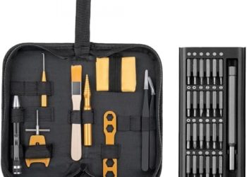 QUA’ANNYU [Upgraded Version Fishing Reel Maintenance Kit | Reel Cleaning Kit | Fishing Reel Care Kit | Fishing Rod Repair Kit | 24 in 1 Screwdriver (Basic Set + 24-in-1 Screwdriver)