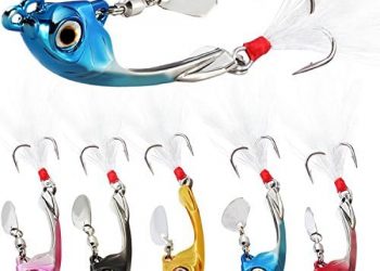Sougayilang Jigs Fishing Lures Sinking Metal Spoons Micro Jigging Bait