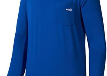 BASSDASH Men’s UPF 50+ Performance Long Sleeve T-Shirt UV Sun Protection Fishing Hiking Sports Shirts