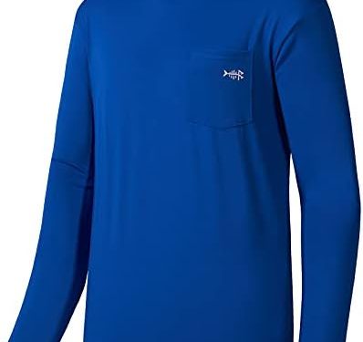 BASSDASH Men’s UPF 50+ Performance Long Sleeve T-Shirt UV Sun Protection Fishing Hiking Sports Shirts