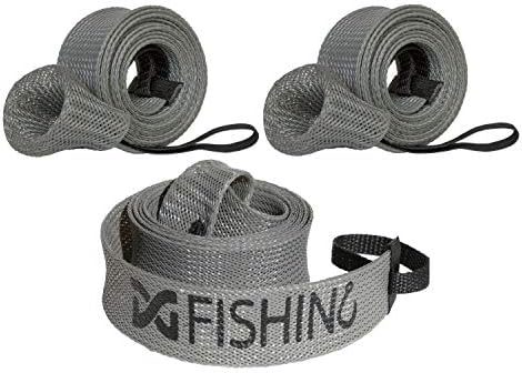 Fishing Rod Sleeve, 3 Pack, 7ft Spinning Rod Protector/Rod Sock/Rod Cover