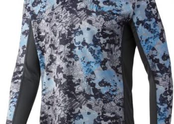 HUK mens Icon X Camo Long Sleeve Shirt |Performance Fishing Shirt