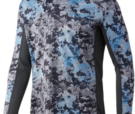 HUK mens Icon X Camo Long Sleeve Shirt |Performance Fishing Shirt